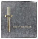 Supersafe Gray Mint Sheet Binder