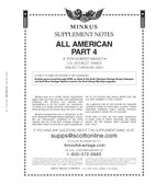2023 Minkus All-American Supplement, Part 4:  Booklet Panes