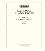 Scott National Series Blank Album Pages