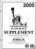 2005 H. E. Harris U.S. Plate Block Album Supplement