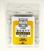  40 x 26 mm Scott Pre-Cut Mounts (Scott 1045 B/C)