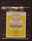  40 x 25 mm Scott Pre-Cut Mounts  (Scott 901 B/C)