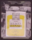  31 x 41 mm Scott Pre-Cut Mounts (Scott 906 B/C)