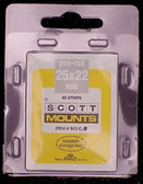  25 x 22 mm Scott Pre-Cut Mounts (Scott 903 B/C)