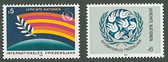 United Nations - Offices in Vienna, Scott Cat. No. 64 - 65, MNH