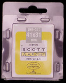 41 x 31 mm Scott Pre-Cut Mounts  (Scott 905 B/C).