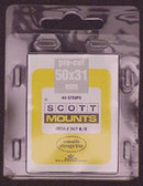  50 x 31 mm Scott Pre-Cut Mounts (Scott 907 B/C).