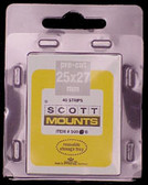  25 x 27 mm Scott Pre-Cut Mounts (Scott 909 B/C)