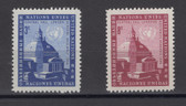 United Nations - Offices in New York, Scott Cat. No. 61 - 62, MNH