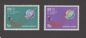 United Nations - Offices in New York, Scott Cat. No. 141 - 142, MNH