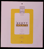 Scott Mounts Souvenir Sheets/Small Panes -  190 x 199 mm (1000 B/C)