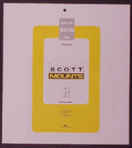 Scott Mounts Souvenir Sheets/Small Panes -  184 x 184 mm (1014 B/C)