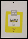 Scott Mounts Souvenir Sheets/Small Panes -  187 x 160 mm (1016 B/C)