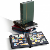 Lighthouse Stockbook and Slipcase (Blue), 32 Pages