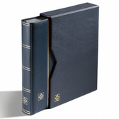 Lighthouse Stockbook and Slipcase (Blue), 64 pages
