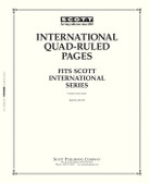 Scott Blank Quadrille Pages - International Border