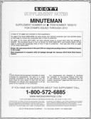 Scott Minuteman Album Supplement, 2012  No. 44