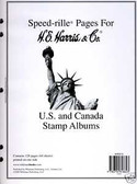 Harris Speed-rille Pages for US, UN and Canada Albums