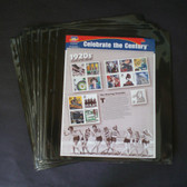 Supersafe Black Mint Sheet Pages, 12 per Pack 