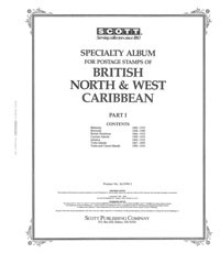 Scott British North West Caribbean Stamp Album NOLA Stamp Shop