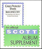 Green Protector Sheets for Scott 2-Post Specialty Binders 
