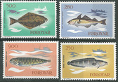 Faroe Islands, Scott Cat Nos. 97 - 100 (Set), MNH