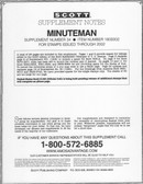 Scott Minuteman Album Supplement, 2002 No. 34