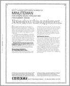 Scott Minuteman Album Supplement, 1993 No. 25