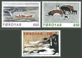 Faroe Islands, Scott Cat Nos. 307 - 309 (Set), MNH