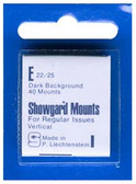 Showgard 22 x 25 mm Pre-Cut Mounts