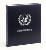 DAVO LUXE United Nations New York Hingeless Stamp Album, Volumes I - III  (1951 - 2021)