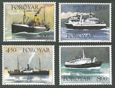 Faroe Islands, Scott Cat Nos. 352 - 355 (Set), MNH