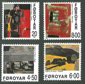 Faroe Islands, Scott Cat Nos. 364 - 367 (Set), MNH