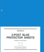 Minkus 2-Post Protector Sheets  (2 per Pack)