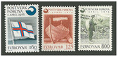 Faroe Islands 1976 Year Set, Scott Cat Nos. 21 - 23, MNH