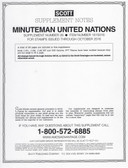 Scott United Nations Minuteman Album Supplement, 2016 No. 26