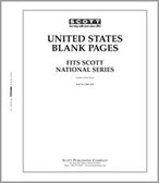 Scott National Series Titled Blank Album Pages: United States