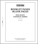 Scott National Series Titled Blank Album Pages: Booklet Panes 