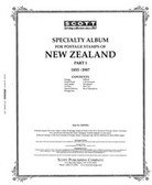 Scott New Zealand Stamp Album Pages, Part 1 (1855 - 1987)
