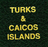 Scott Turks & Caicos Islands Specialty Binder Label 