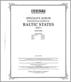  Scott Baltic States Stamp Album, Part 1 (1918 - 1940)