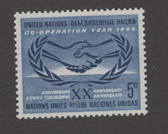 United Nations - Offices in New York, Scott Cat. No. 143, MNH