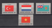 United Nations -  Offices in New York, Scott Cat. No. 325 - 328, MNH