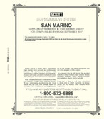 Scott San Marino Stamp Album Supplement, 2017 No. 67