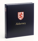 DAVO LUXE Great Britain - Alderney Hingeless Stamp Album, Volumes I and II(1983 - 2022)