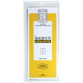 29 x 265 mm Scott/Prinz Stamp Mount (Scott 1079 B/C), 10 strips per pack