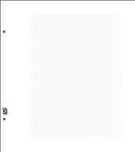 DAVO Blank Album Pages - Quadrille Format