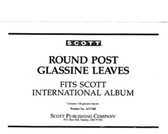 Glassine Interleaves for Scott International Albums (2 -Post)