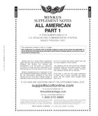 2021 Minkus All-American Supplement, Part 1:  Regular and Commemorative Issues