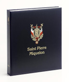 DAVO LUXE St. Pierre and Miquelon Hingeless Stamp Album, Volumes ZN,  I - II (1885 - 2022)